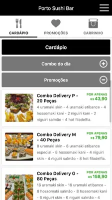 Porto Sushi android App screenshot 1